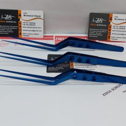 Bayonet Micro Forceps 210mm / German Stainless Steel / Brand name: Zibsa Surgical / Whatsapp: 0092 301 3085248
