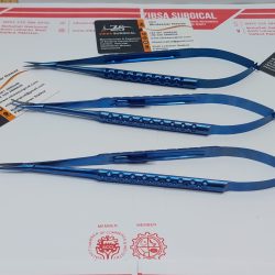 Micro Needle Holder Scissors Titanium / 18cm / Brand name: Zibsa Surgical - Whatsapp: 0092 301 3085248