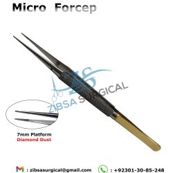 Micro Forcep - Material Stainless Steel Brand name: Zibsa Surgical