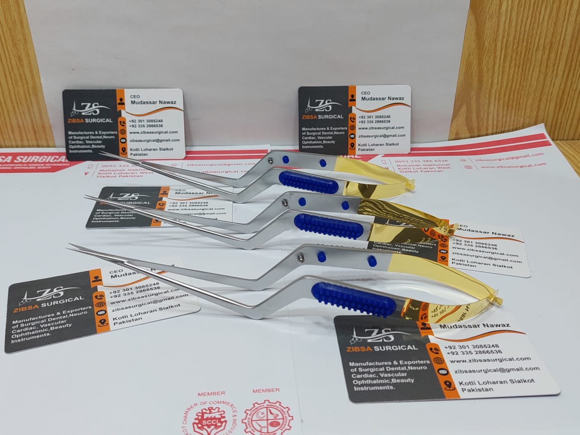 Bayonet Micro scissors 200mm - Facebook Ide. Zibsa Surgicl - Material Stainless steel - Brand name. Zibsa Surgical - Whatsapp. +92 301 3085248